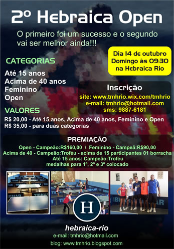 2 Hebraica Open 2012 - capa