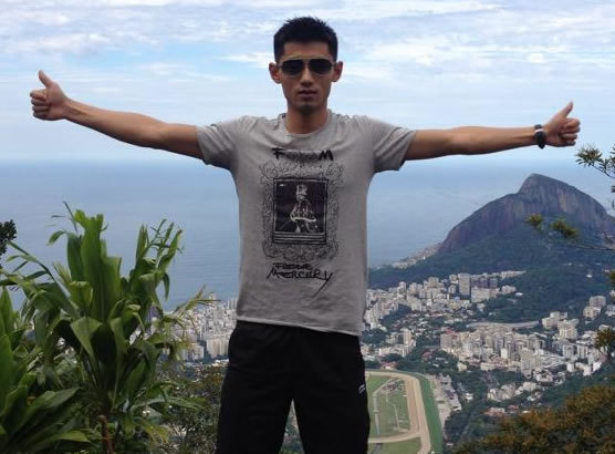 Zhang Jike no Rio de Janeiro