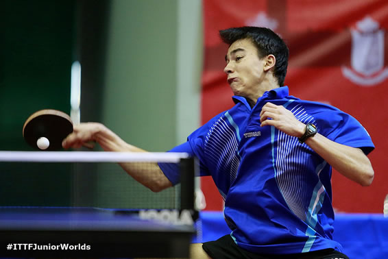 Hugo Calderano - ITTF Juniors 4