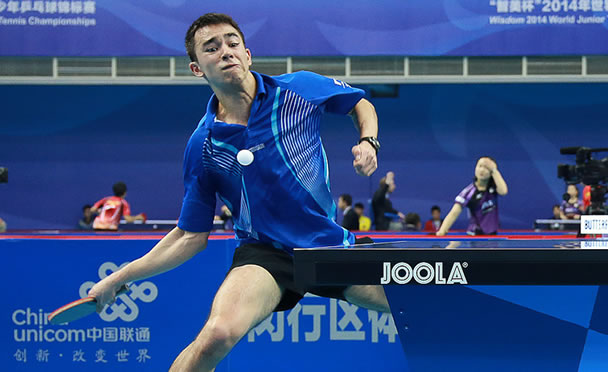 Hugo Calderano - Mundial Juvenil - forehand