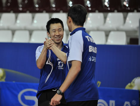 Gustavo Tsuboi e Hugo Calderano - Aberto do Qatar 2015