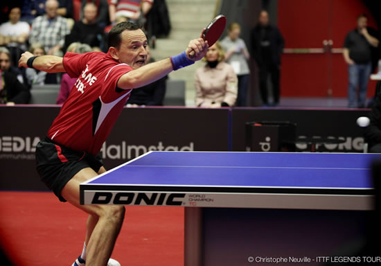 Jean Michel Saive fatura ITTF Legends Tour Halmstad